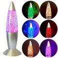 Led Grey Color LED Rocket Lamp USB Color Changing Night Light RGB Mood Desk Lamp ...