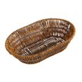thumbnail image 4 of DOLITY Fruit Basket Vegetables Basket Imitation Rattan Smooth Edges for Storing Bread, Oval 32x24x7.5cm, 4 of 9