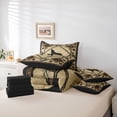 thumbnail image 5 of Homewish Jungle Wildlife Wolf Bedding Comforter Set 7pcs, Rustic Farmhouse King Bedding Sets, Vintage Bohemian Theme Reversible Bed Sheets, Microfiber Bedroom Decor, 5 of 7