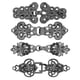thumbnail image 3 of 4 piezas suéter chal clips clips sujetadores decorativo hueco cardigan cuello Negro, 3 of 8