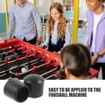thumbnail image 4 of BRIGHTFUFU 16Pcs Football Machine Accessories Foosball Table End Caps Protective Cover Black PVC, 4 of 7
