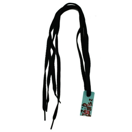 flat shoelaces black