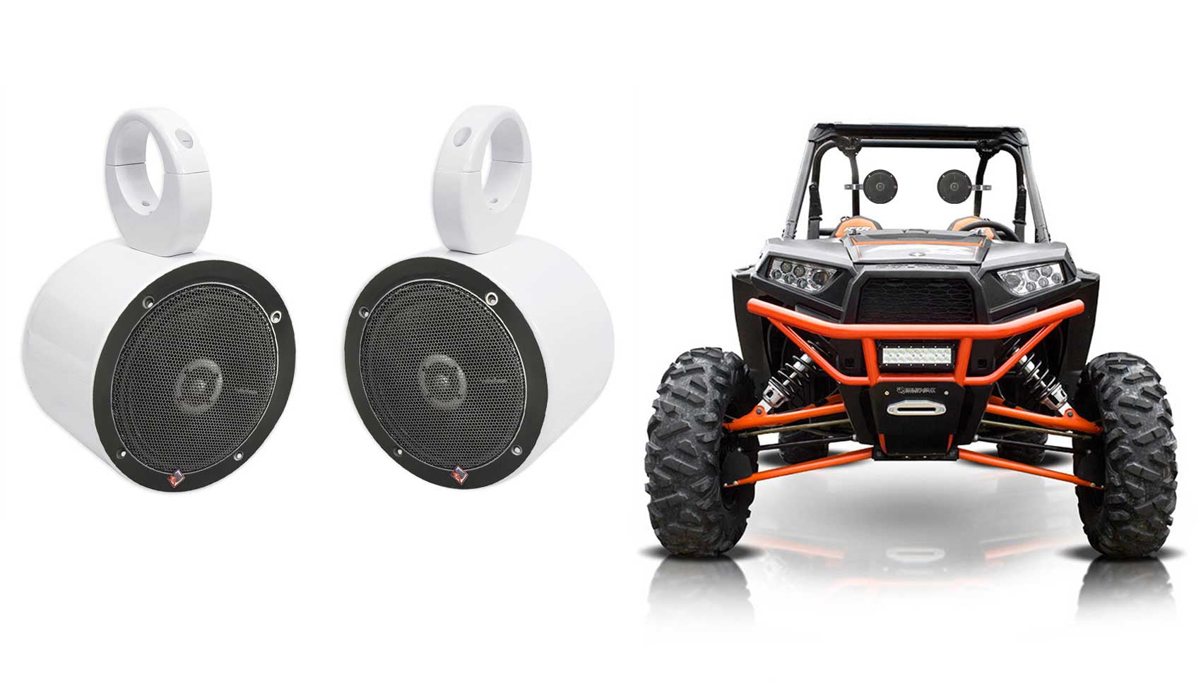 rockford fosgate atv speakers