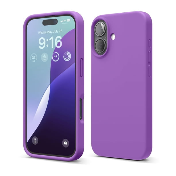 Funda de teléfono Elago compatible con iPhone 16, silicona líquida