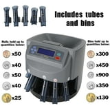 Electric Auto Coin Counter Sorter Dispenser Counting Batching W/Coin ...