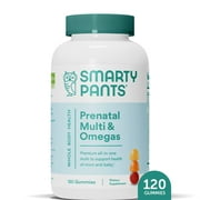 SmartyPants Prenatal Multi & Omega-3 Fish Oil Gummy Vitamins with DHA & Folate - 120 ct
