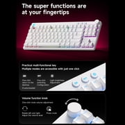 Mix 87 Ultra Gaming Wired Magnetic Switch Mechanical Keyboard – Hall Effect Switches, Hot-Swappable Keys, Custom RGB Lighting, Multi-Function Knob, Low-Latency High-Precision – Dragon Fruit Red