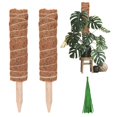 thumbnail image 3 of Plant Climbing Vine Coconut Palm Stick Stand, Coir Totem Pole Totem Moss Stick For Plant Support Extension, 3 of 4