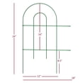 thumbnail image 3 of Garden Zone 24" x 10' Green Metal and PVC Garden Border Edging, 3 of 5