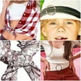 thumbnail image 5 of 7pcs Scarf T-Shirt Ring Clips Metal Round Circle Waist Buckle Tie Pin Clips Clothing Ring Wrap Holder with a Box for Women Fashion Clothes Hat Belt Decor, 7 Colors, 5 of 7