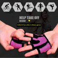 thumbnail image 3 of Catlerio Training Gloves Anti-slip Silicone Superfiber Cloth Finger Protector Handwear, 3 of 8