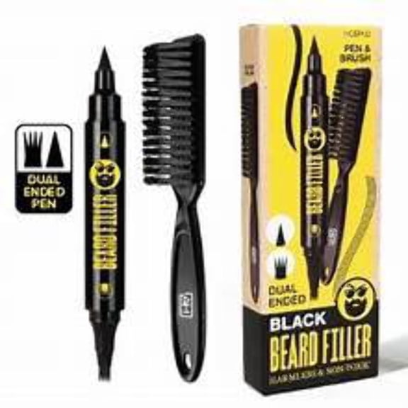 Nicka K Dual-Ended Black Beard Filler HCBP02