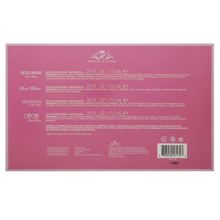 Paris Hilton Perfume Mini Gift Set for Women, 4 Piece - Walmart.com