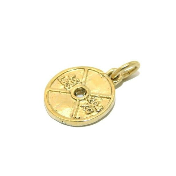 14k Yellow Gold 45lbs disc Weight