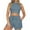 Light Blue, variant on Maean Women's Trendy Outfits 2 Piece Sets Sleeveless Crop Tops and Casual Drawstring Sweatpants with Pockets