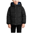 thumbnail image 3 of Xdegoge Quilted Jacket for Girls Boys Unisex Fleece Lined Jackets Button Down Padded Coat Fashion Fall Winter Puffer Warm Outerwear with Pockets Size 2-12, 3 of 9