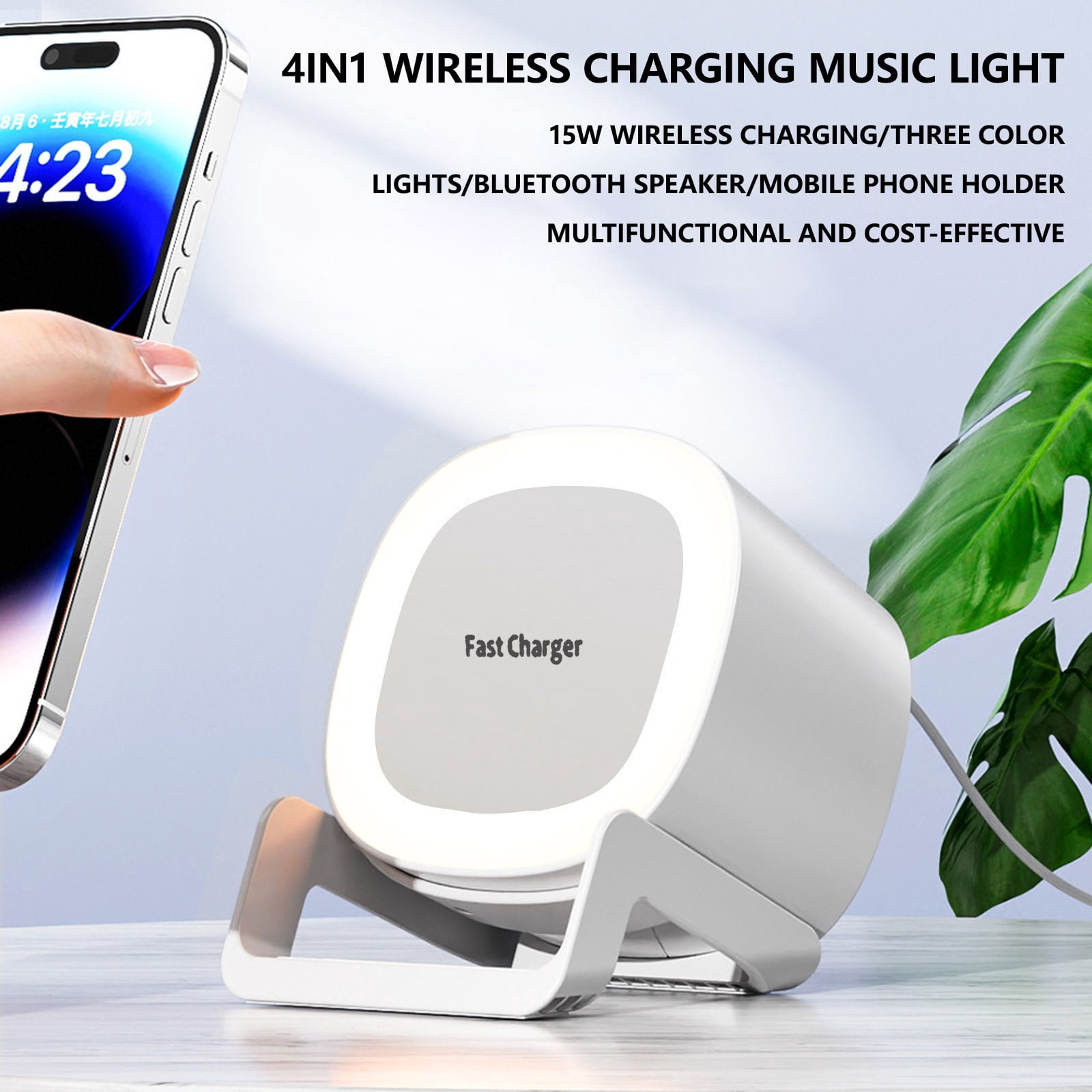 Bluetooth Speaker with Lights, Portable Wireless, Teen Girl Gifts, Best Birthday Gift Ideas Teenage, For Home/Party/Outdoor/Beach, Electronic Gadgets, White Elephant Gifts for Adults