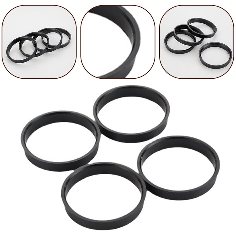 Aluminum Set of 4 x Hub Rings 66,6-57,1