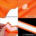 thumbnail image 4 of Muka Pet Reflective Safety Vest High Visibility Dog Jacket, Multi-Size-Orange-S, 4 of 7