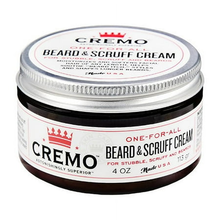Cremo One For All Beard And Scruff Cream Mint Blend, 4 Oz