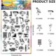 thumbnail image 2 of Sellos transparentes con símbolos del alfabeto egipcio (26 letras) - Sellos de silicona transparentes, 2 of 9
