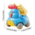 thumbnail image 3 of Animales Vehículo de ingeniería de inercia Coche pequeño Coche de juguete móvil Excavadora Coche de inercia, 3 of 5