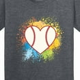 thumbnail image 4 of Inktastic Baseball Sports Heart Youth T-Shirt, 4 of 5