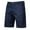 Navy, variant on WERYOUNG Men Solid Color Casual Business Trend Slim Fit Button Straight Tube Workwear Shorts Leisure Trunks, Navy, XL