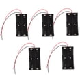 thumbnail image 1 of 5 Pcs 2 * 3.7V AA Étui Porte-Pile avec Fils Porte-Pile (Noir), 1 of 8