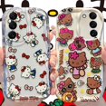thumbnail image 2 of Funda de Hello Kitty para Samsung Galaxy, A33, A32, A31, A30, A20, A24, A23, A22, A21S, A20S, A14, A13, A12, 5G, A10S, A04E, A04, 4G, A03 Core Cover, 2 of 4
