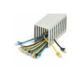 thumbnail image 5 of StarTech.com Open Slot Cable Management Raceway with Cover, 3"(75mm)W x 3-7/8"(10cm)H, 6.5ft(2m) length, 1/4"(8mm) Slots, PVC Network Cord Hider/Wall Wire Duct, Max 240 Cables, UL Listed - UL94 V0, M1 Fire Rated (CBMWD75100) - Cable raceway - 6.6 ft - gray - TAA Compliant, 5 of 5