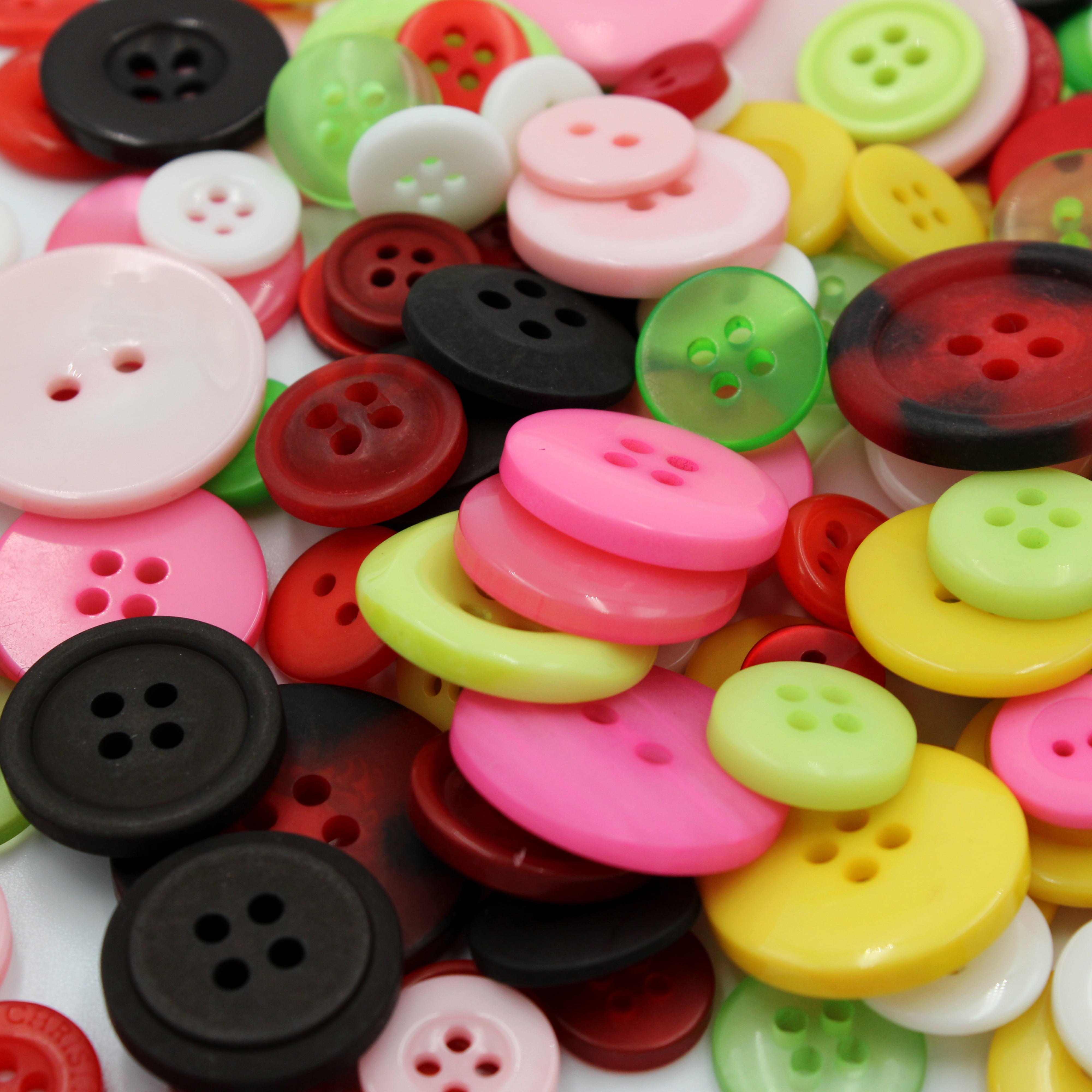 (2 pack) Gwen Studios Plastic Sewing Buttons Value Pack, 3.5 oz., Assorted Sizes, Multicolor