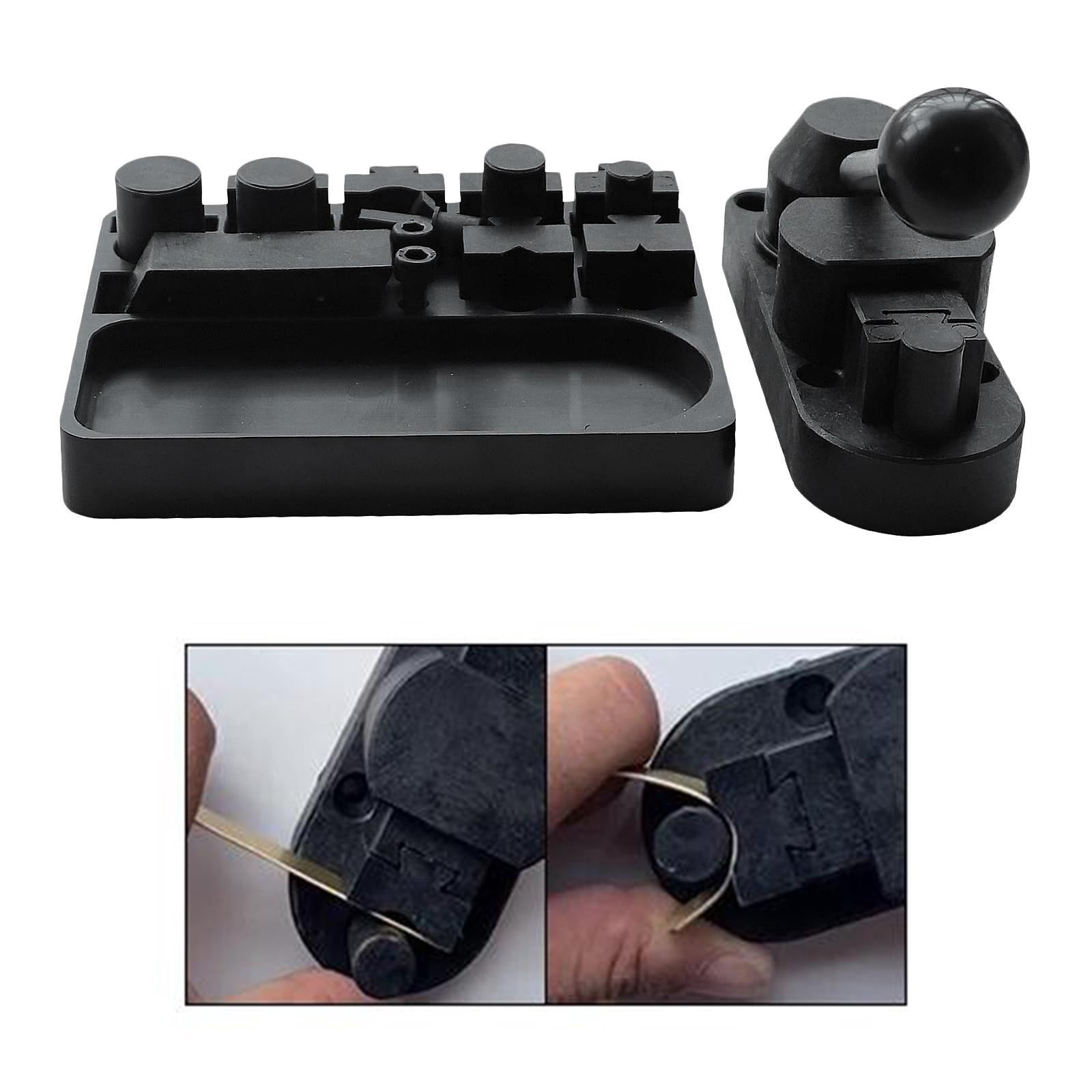 Multi-Functional Earring Bender Tools Set, Bending Machine for Jewelry Repair DIY Maker Tool  (Black)