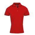 thumbnail image 1 of Premier Polo Coolchecker Contrasté pour Femmes, 1 of 4