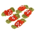 thumbnail image 4 of Apliques de flores de de 5 piezas, manualidades de de álbum de recortes de adorno naranja, 4 of 7