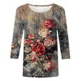 thumbnail image 4 of White Summer Tops for Women 2025 Women Blouses for Work Under 15 Work Out Shirts Gym Loose Crop, 4 of 5