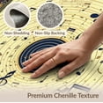 thumbnail image 6 of ODIKA Music Cd Note Disc Guitar Piano Keyboard Shape Motifs Border for Dining Room, Under Table, Home Office, Non-Slip Chair-Friendly, 6 of 7