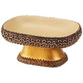 thumbnail image 1 of (Soap Dish, Gold) - Avanti Braided Medallion Soap Dish, 1 of 3