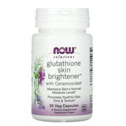 NOW GLUTATHIONE SKIN BRIGHTENER W/ CERAMOSIDES 30 VCAPS