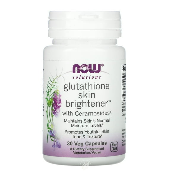 NOW GLUTATHIONE SKIN BRIGHTENER W/ CERAMOSIDES 30 VCAPS
