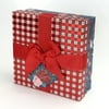 The Pioneer Woman Christmas Deluxe Square Gift Box, Blue Floral