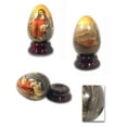 thumbnail image 2 of Christ Hand Painted Reuge Musical Egg, Fabulous, Music Selection - Take Me Out to the Ball Game, 2 of 2