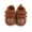 Brown, variant on Baby Girls Boys Casual Sneaker Spring Autumn Anti-Slip PVC Sole Bear Embroidery Infant Toddler Shoes