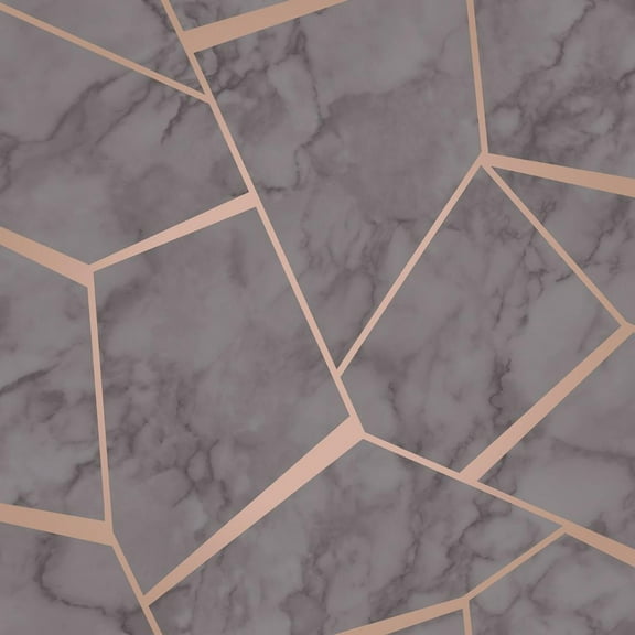 Fine Decor Fractal Marble Geometric Wallpaper