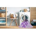 thumbnail image 2 of Ahgly Company Machine Washable Indoor Rectangle Transitional Blossom Pink Area Rugs, 2' x 5', 2 of 7