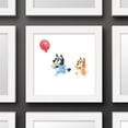 thumbnail image 5 of Gallery Pops Bluey - Balloon Chase Wall Art, White Framed Version, 12" x 12", 5 of 5