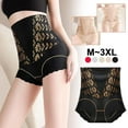 thumbnail image 3 of Crazyview Womens High-Waisted Lace Shapewear Briefs,Hipster Briefs for Smooth Shaping, 3 of 8
