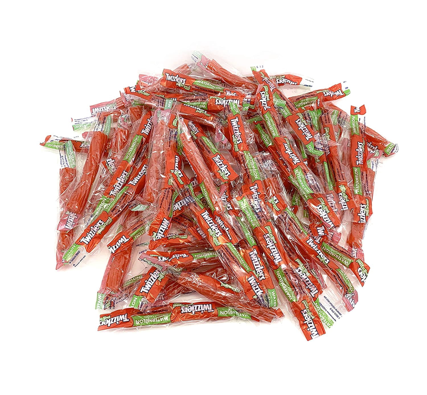 TWIZZLERS PULL 'N' PEEL Watermelon Flavor Chewy Candy (3 Pound Bag)