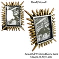 thumbnail image 3 of Urbalabs Cowboy Western Bullet Gun Decor Picture Frame 5 x 7 Country Gifts Farmhouse Picture Frames Six Shooter Wall Hanging or Standing 5x7 Elaborate Picture Frame, 3 of 7