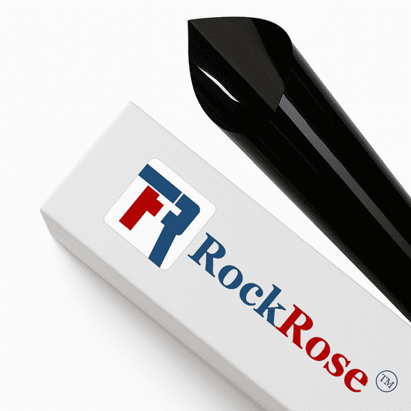 Rockrose Pet Building Tint Window Shield - Window Film for Heat-Blocking, and UV Protection - One Way Window Privacy Film - Window Tint for Home and Office - Size 36" x 100FT (Total Blackout)